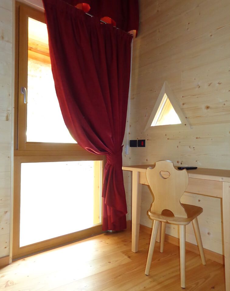 camera letto tendaggi